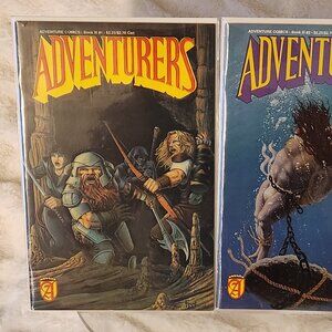 Adventurers Book III #1A & 2 (1989) Adventure Comics, Kent Burles, David Porch